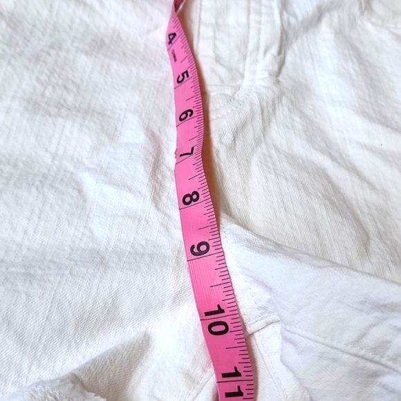 Madewell high waist cuffed white shorts Size 28 - Picture 8 of 15